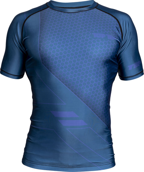 TOP TEN MMA Rash Guard “COMBat” Blue XXL at Bytomic Trade and Wholesale