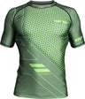 TOP TEN MMA Rash Guard “COMBat” Green S at Bytomic Trade and Wholesale