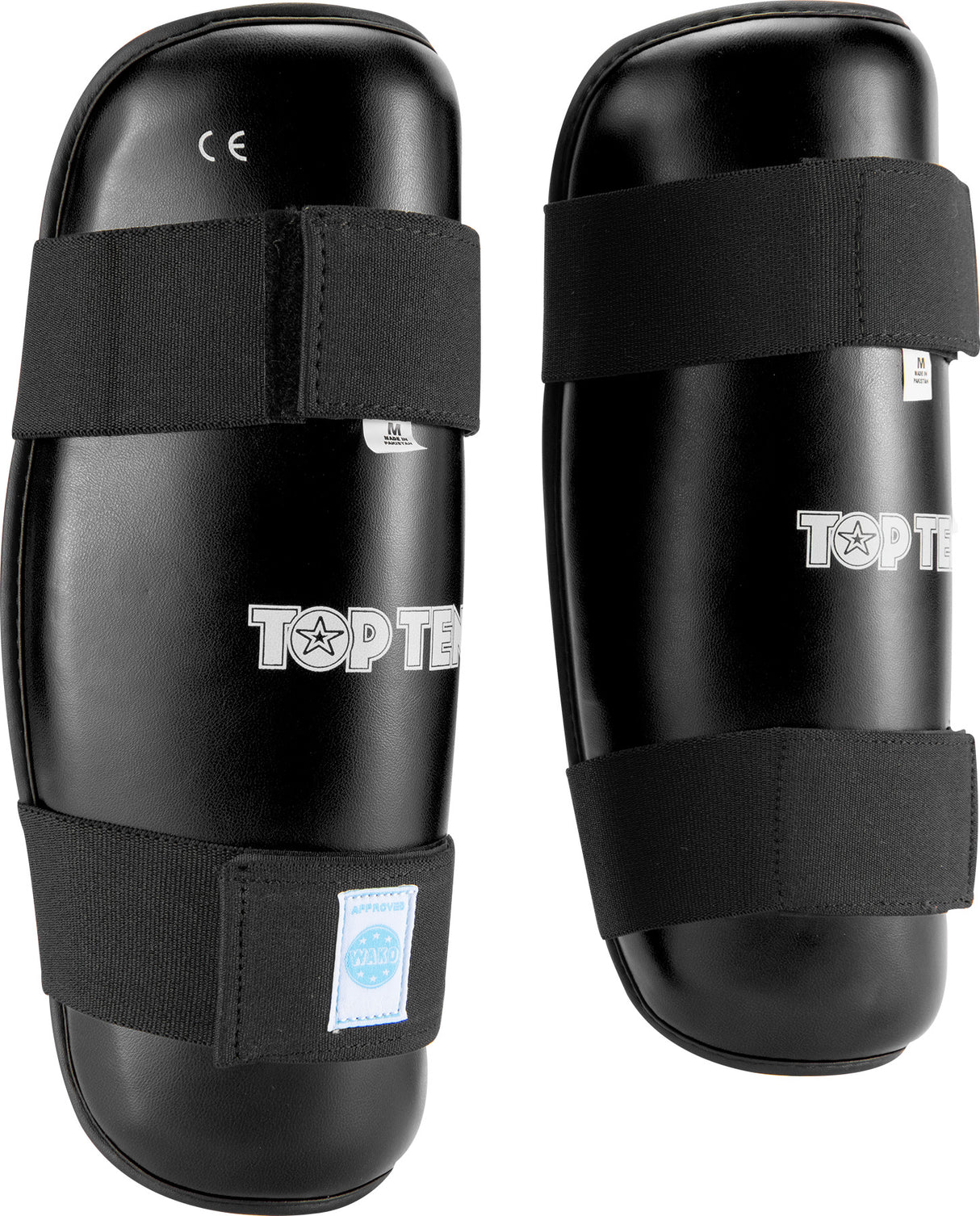 TOP TEN Shin Guard “WAKO Style” Black XL at Bytomic Trade and Wholesale