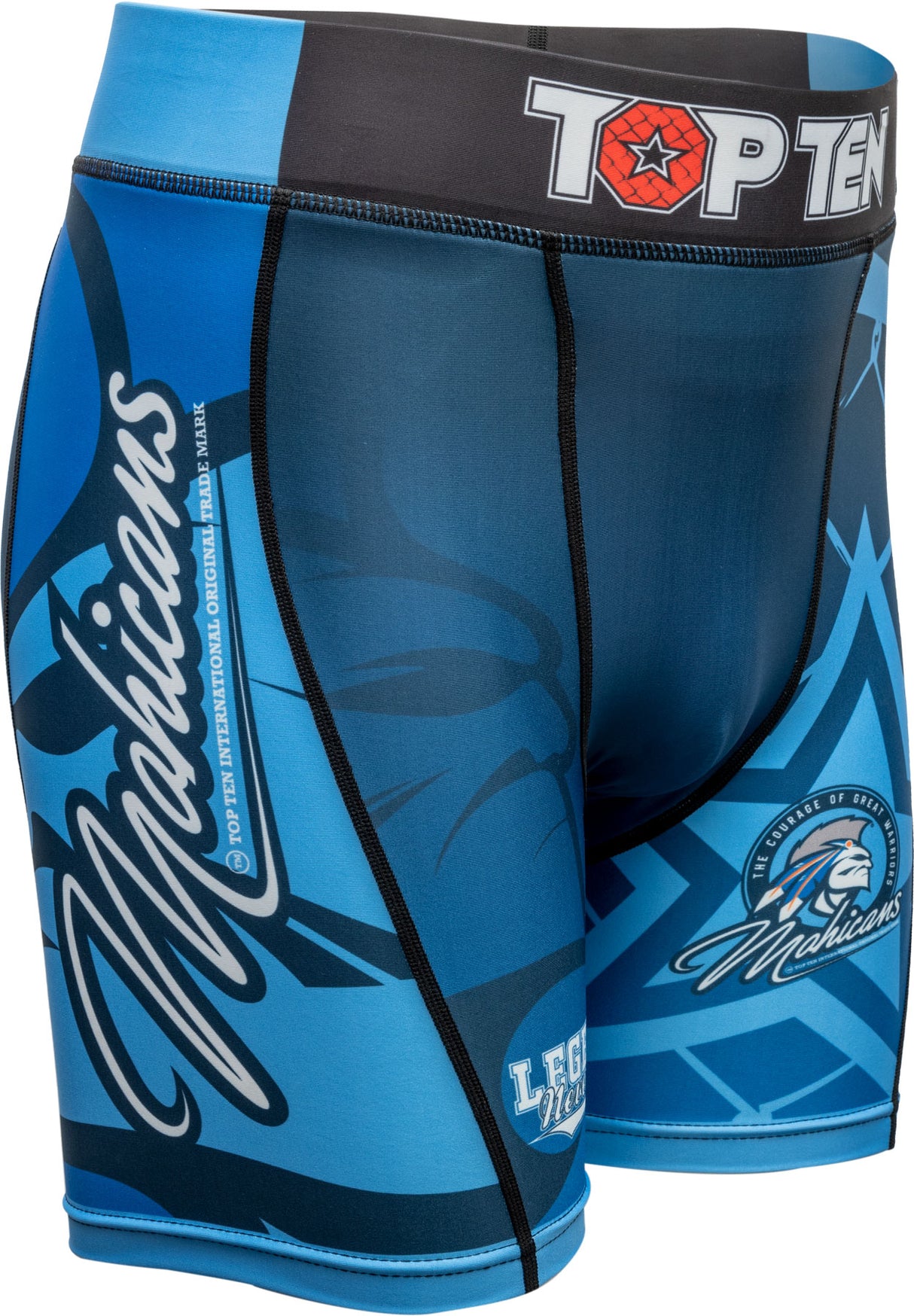 TOP TEN MMA Short tights “Mohicans” blau Blue 190 cm XL at Bytomic Trade and Wholesale