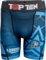 TOP TEN MMA Short tights “Mohicans” blau at Bytomic Trade and Wholesale