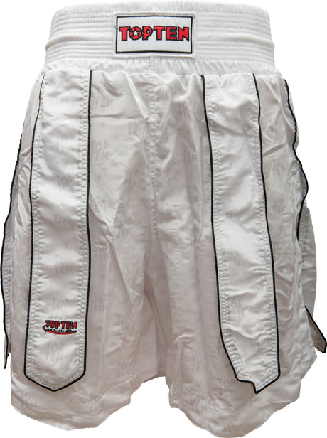 TOP TEN Shorts “Pro” = White 180 cm L at Bytomic Trade and Wholesale