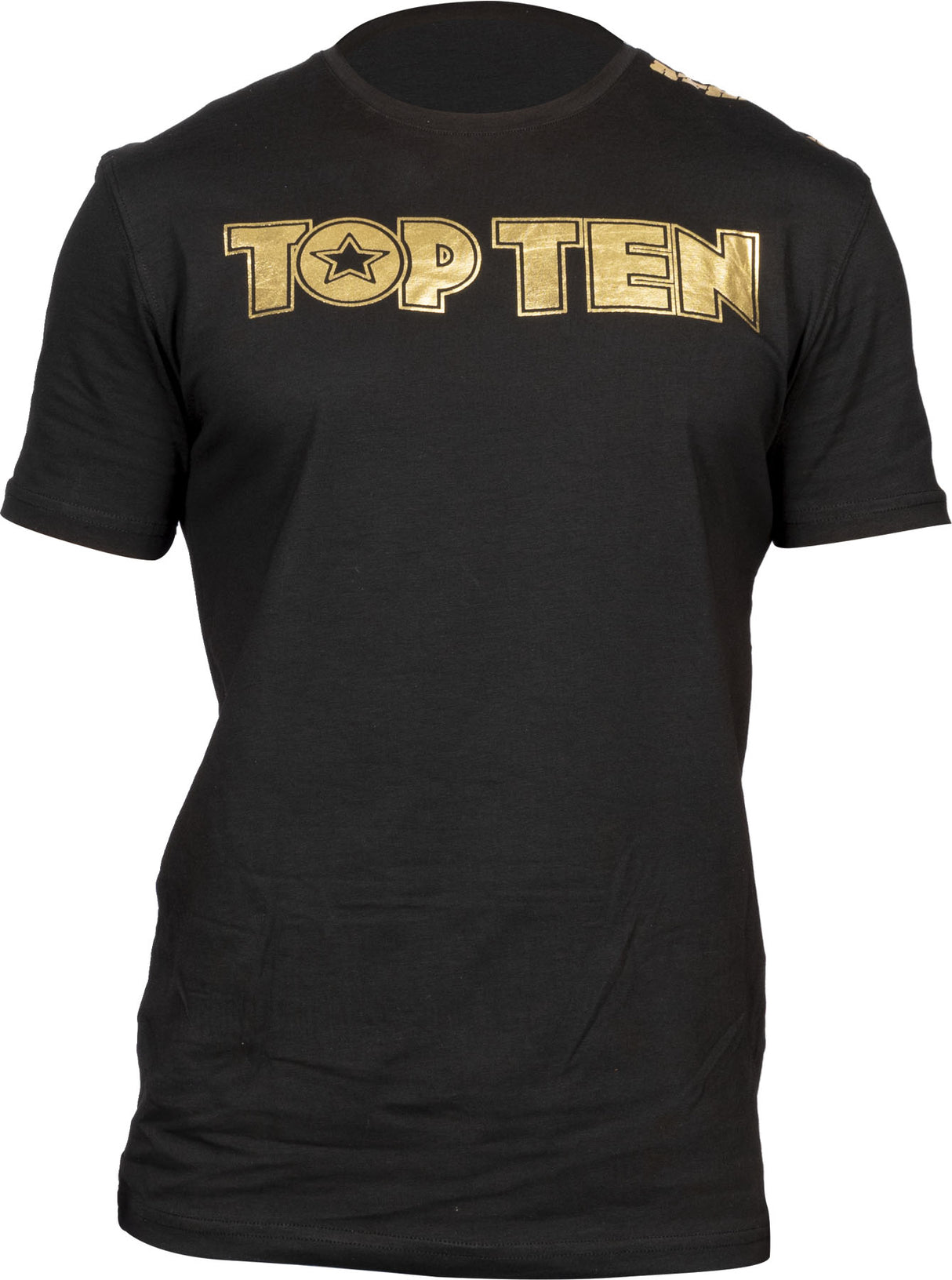 TOP TEN Tshirt “Athlete” blackgold Black - Gold M at Bytomic Trade and Wholesale