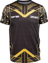 TOP TEN MMA TShirt "BRAVE“ blackgold Black - Gold XXL at Bytomic Trade and Wholesale