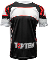 TOP TEN TShirt “Elastic” blackwhite Black - White XXL at Bytomic Trade and Wholesale