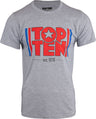 TOP TEN Tshirt “EST. 1978” grey Gray XS at Bytomic Trade and Wholesale