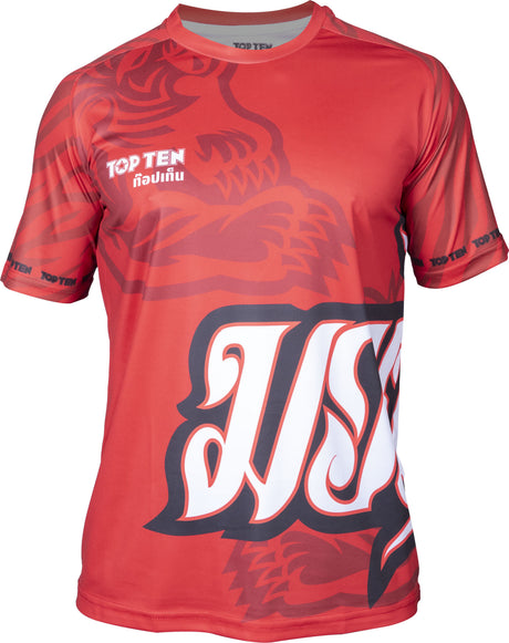 TOP TEN TShirt “Patcharee” Red XXL at Bytomic Trade and Wholesale