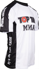 TOP TEN MMA TShirt “It´s in the cage” whiteblack at Bytomic Trade and Wholesale