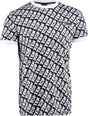 TOP TEN Tshirt “Monogram” blackwhite Black - White XL at Bytomic Trade and Wholesale