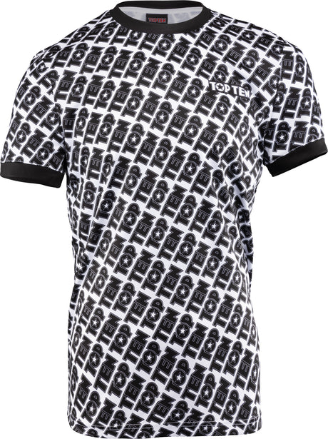 TOP TEN Tshirt “Monogram” blackwhite at Bytomic Trade and Wholesale