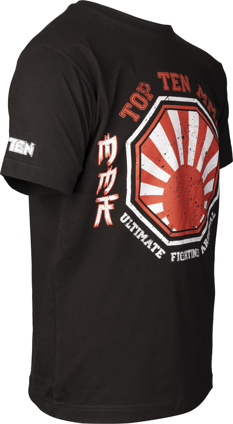 TOP TEN MMA TShirt “UFA Sunrise” blackred at Bytomic Trade and Wholesale