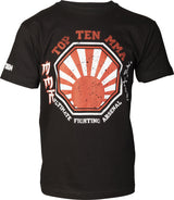 TOP TEN MMA TShirt “UFA Sunrise” blackred Black - Red M at Bytomic Trade and Wholesale