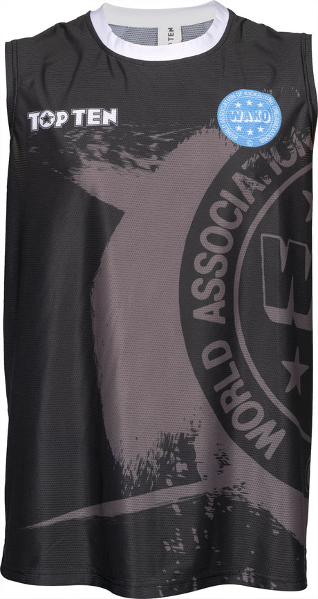 TOP TEN Tshirt “WAKO Kick Light” Black XXL at Bytomic Trade and Wholesale