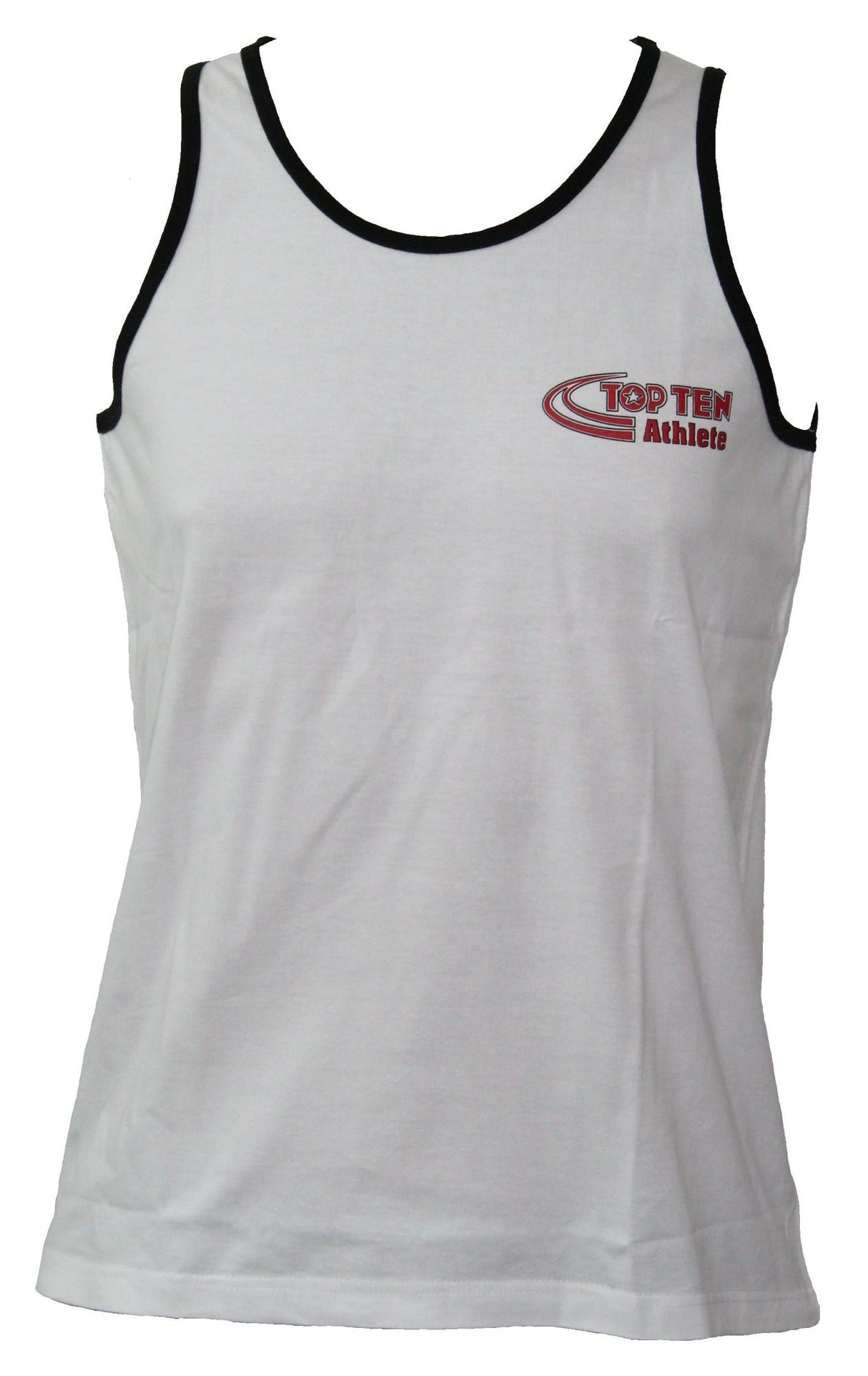 TOP TEN Tank Top “Athlete” White XL at Bytomic Trade and Wholesale