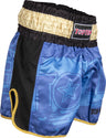 TOP TEN Kickboxing shorts “Power Ink” blackgold Blue - Gold S at Bytomic Trade and Wholesale
