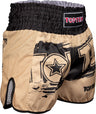 TOP TEN Kickboxing shorts “Power Ink” blackgold Gold - Black XL at Bytomic Trade and Wholesale