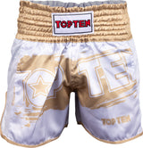 TOP TEN Kickboxing shorts “Power Ink” blackgold at Bytomic Trade and Wholesale