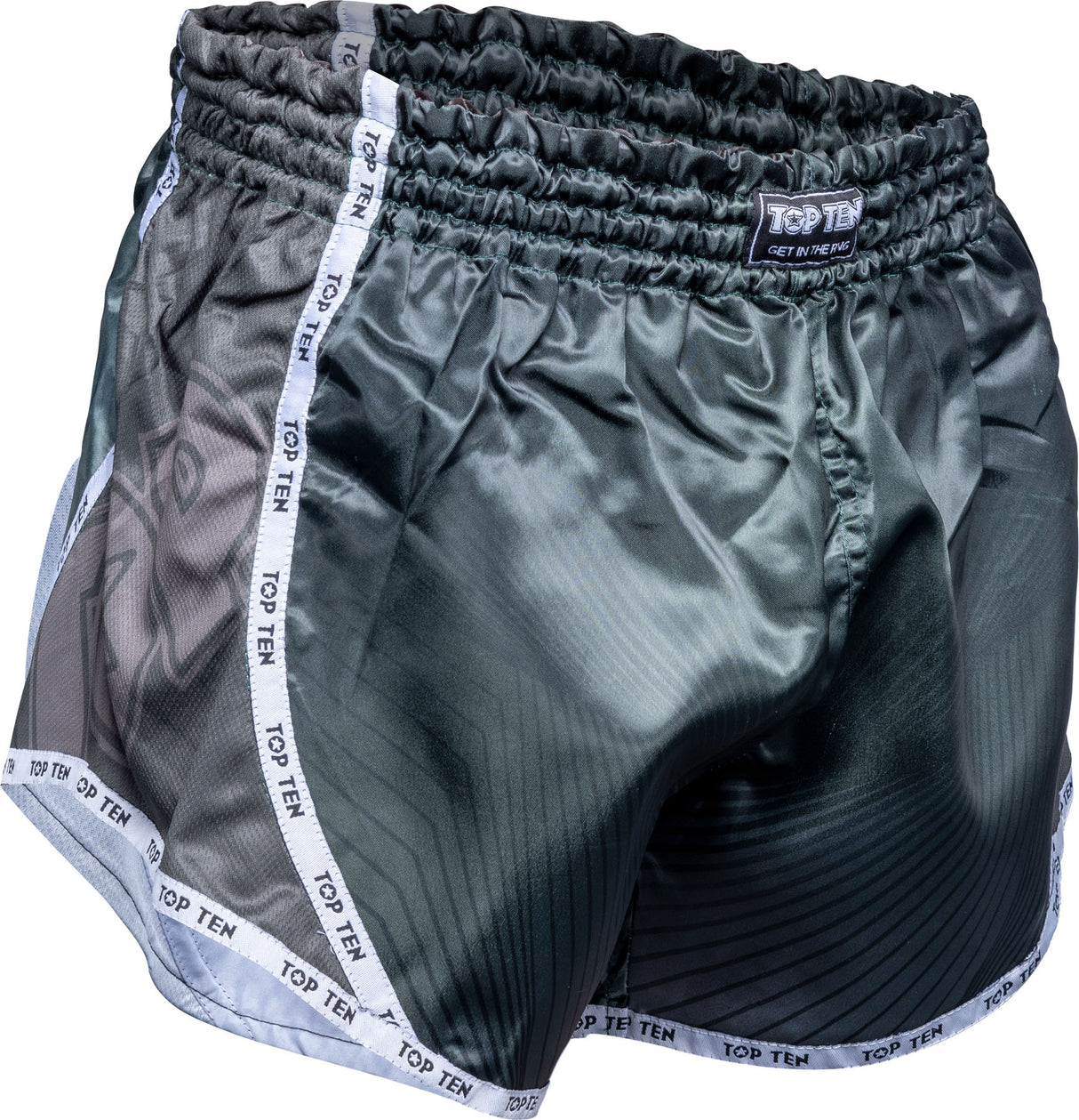TOP TEN Kickboxing shorts “Vectory” = 160 cm Green XL at Bytomic Trade and Wholesale