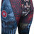 TOP TEN MMA Short tights “Samurai I” blaurot Blue - Red 160 cm S at Bytomic Trade and Wholesale