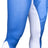 TOP TEN Leggings tights “WAKO Stretch” blauwhite Blue - White L at Bytomic Trade and Wholesale