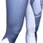 TOP TEN Leggings tights “WAKO Stretch” blauwhite White - Gray L at Bytomic Trade and Wholesale