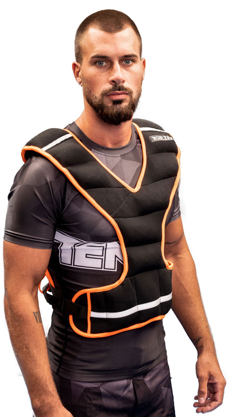 TOP TEN Weight vest Neoprene 5 kg blackgreen at Bytomic Trade and Wholesale