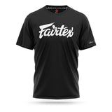 Fairtex TS7 Script Logo Cotton T-Shirt Black