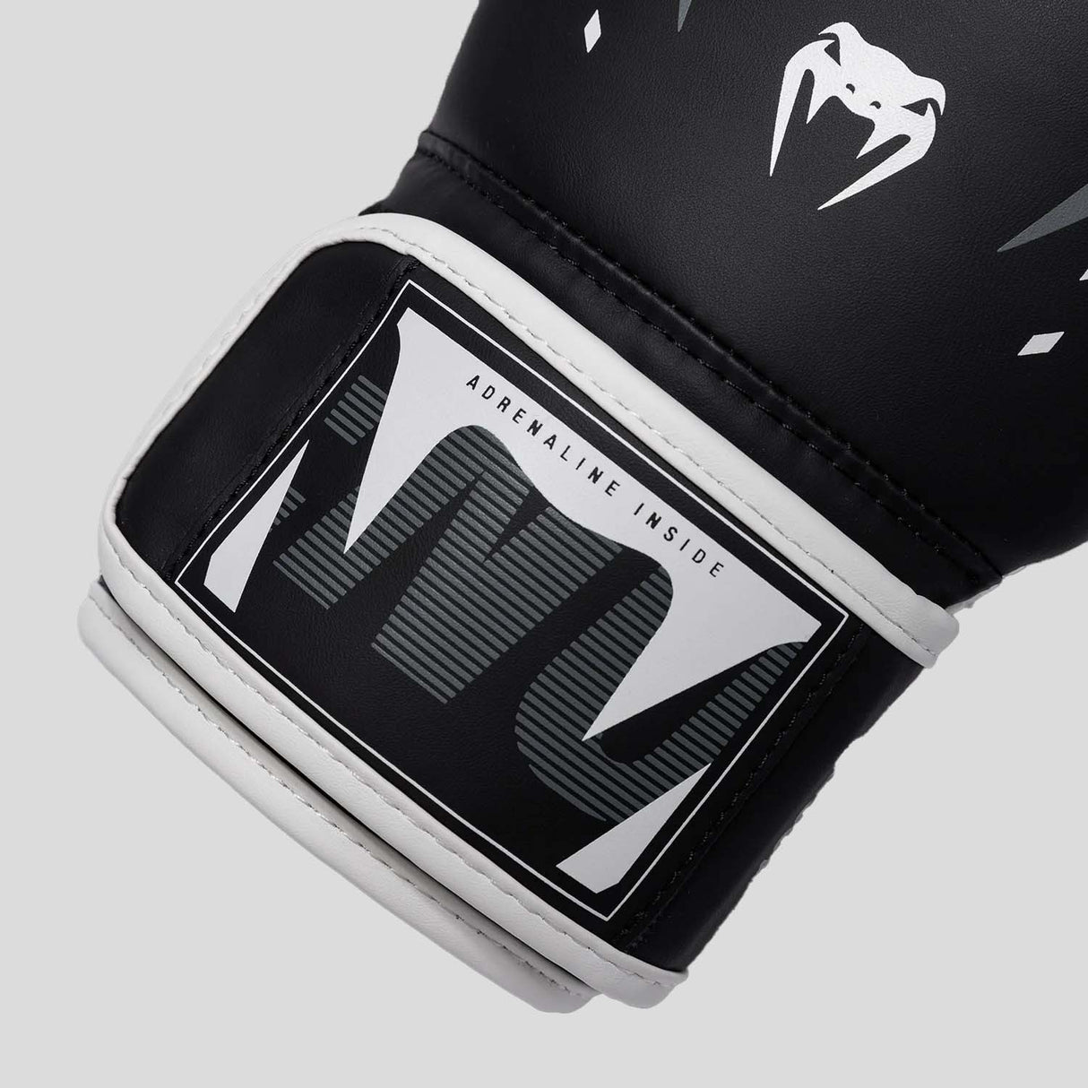 Venum Adrenaline Boxing Gloves Black/Silver Grey at Bytomic Trade and Wholesale