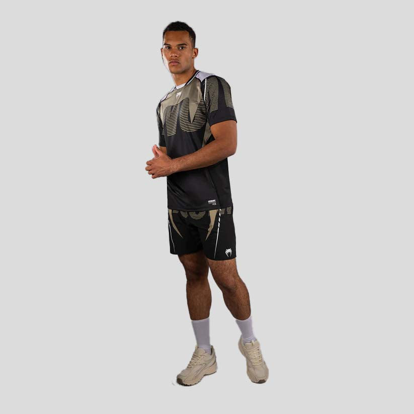 Venum Adrenaline Dry Tech T-Shirt Black/Sand    at Bytomic Trade and Wholesale
