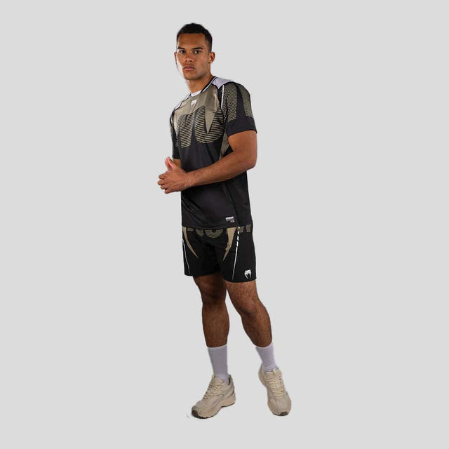 Venum Adrenaline Dry Tech T-Shirt Black/Sand    at Bytomic Trade and Wholesale