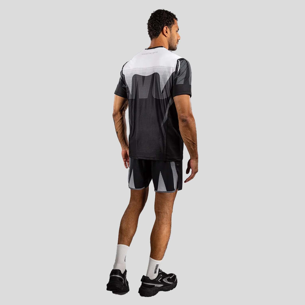 Venum Adrenaline Dry Tech T-Shirt Black/Silver Grey