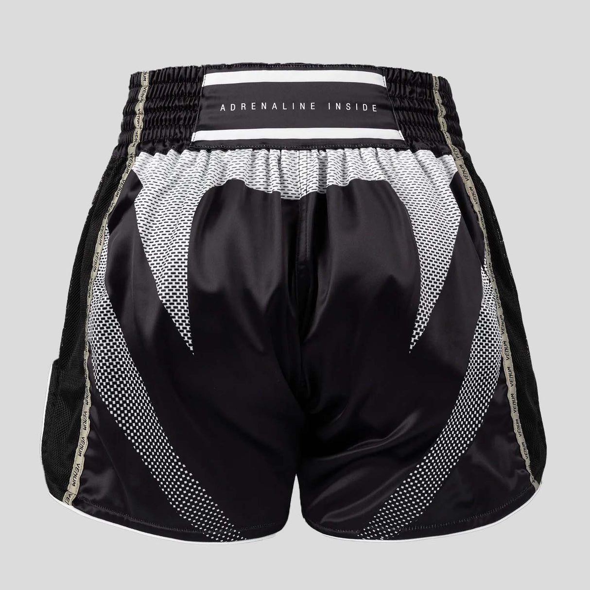 Venum Adrenaline Muay Thai Shorts Black/Sand at Bytomic Trade and Wholesale