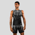 Venum Adrenaline Sleeveless Rash Guard Black/Silver Grey    at Bytomic Trade and Wholesale