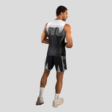 Venum Adrenaline Sleeveless Rash Guard Black/Silver Grey