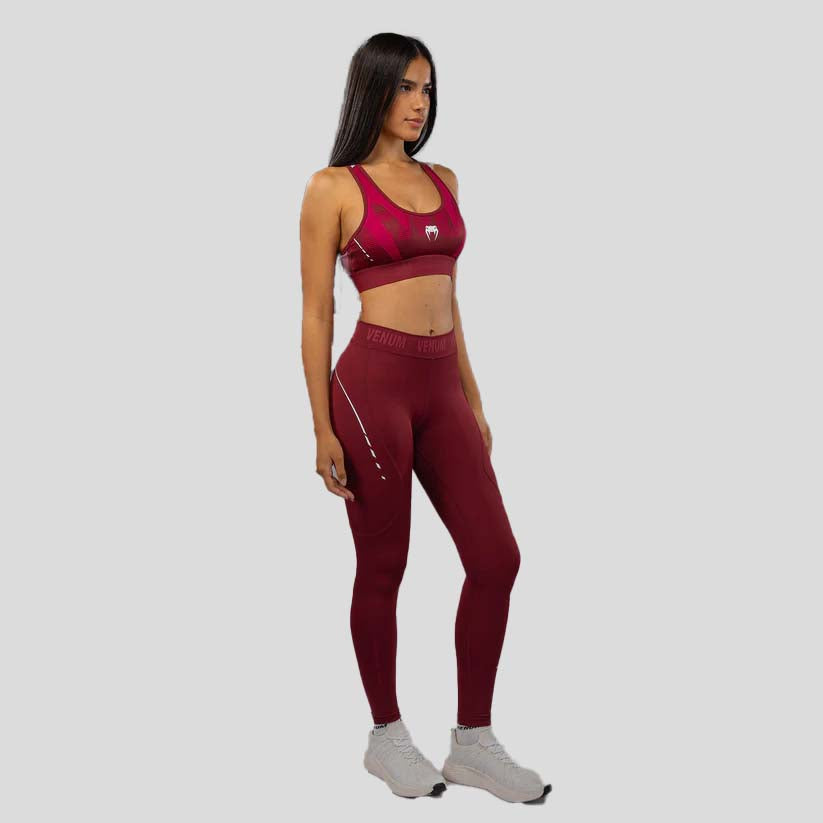 Venum Adrenaline Women's Leggings Burgundy/Pink    at Bytomic Trade and Wholesale