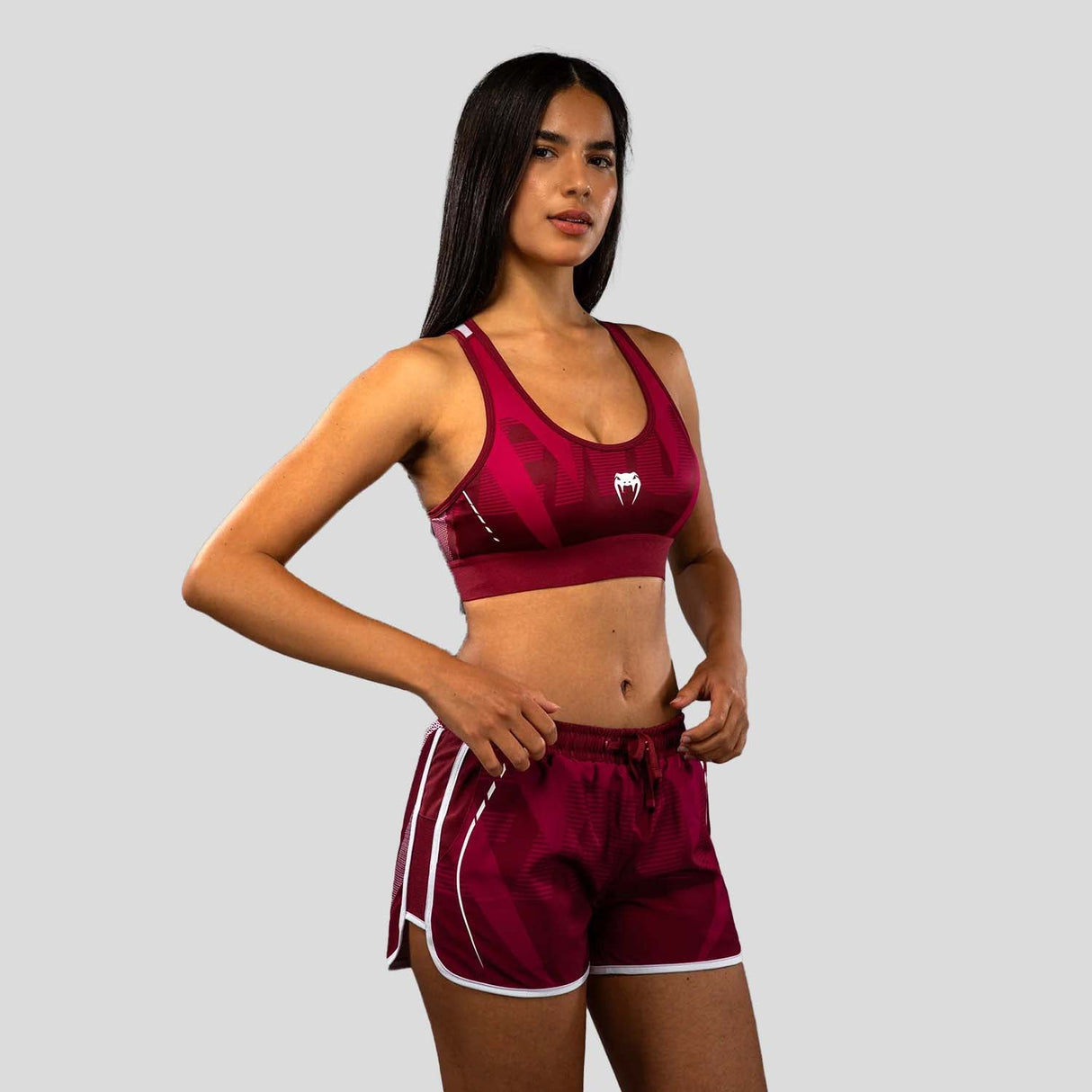 Venum Adrenaline Women's Sports Bra Burgundy/Pink    at Bytomic Trade and Wholesale
