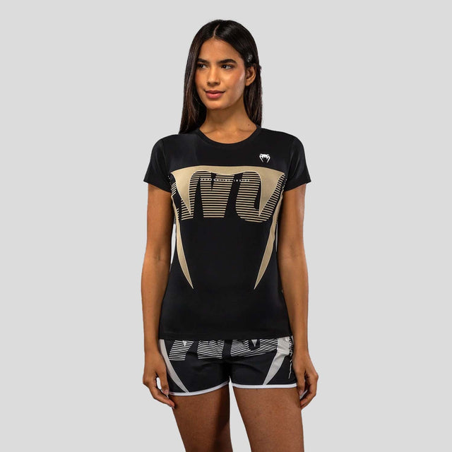 Venum Adrenaline Women's T-Shirt Black/Ivory    at Bytomic Trade and Wholesale