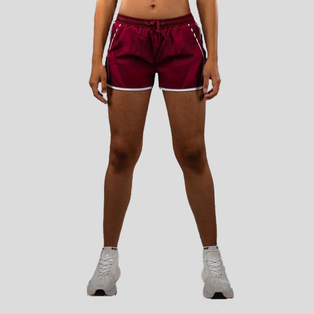 Venum Adrenaline Women's Training Shorts Burgundy/Pink    at Bytomic Trade and Wholesale