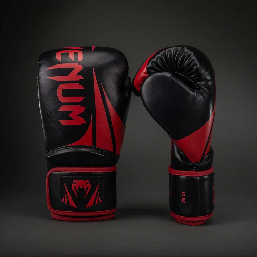 Venum Challenger 2.5 Boxing Gloves Black/Red at Bytomic Trade and Wholesale