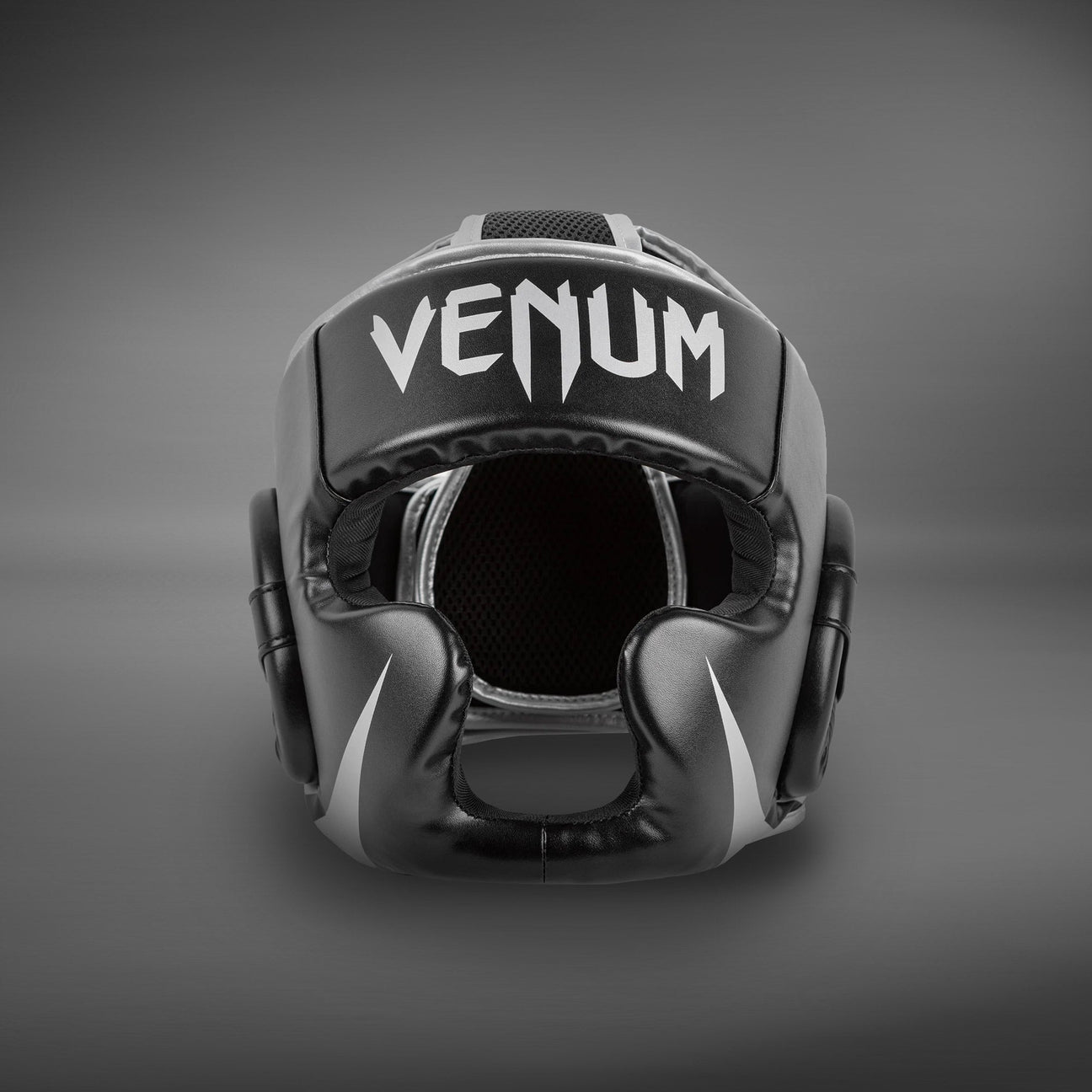 Venum Challenger Headgear Black/Silver    at Bytomic Trade and Wholesale