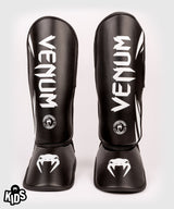 Venum Challenger Kids Shin Guards Black/White    at Bytomic Trade and Wholesale