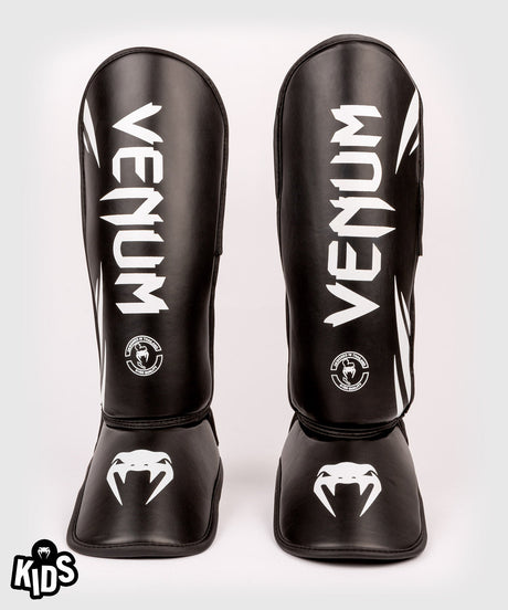 Venum Challenger Kids Shin Guards Black/White    at Bytomic Trade and Wholesale