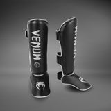 Venum Challenger Stand Up Shin Guards Black/Silver - back