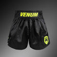 Venum Classic Evo Muay Thai Shorts Black/Neon Yellow at Bytomic Trade and Wholesale