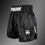 Venum Classic Evo Muay Thai Shorts Black/White at Bytomic Trade and Wholesale