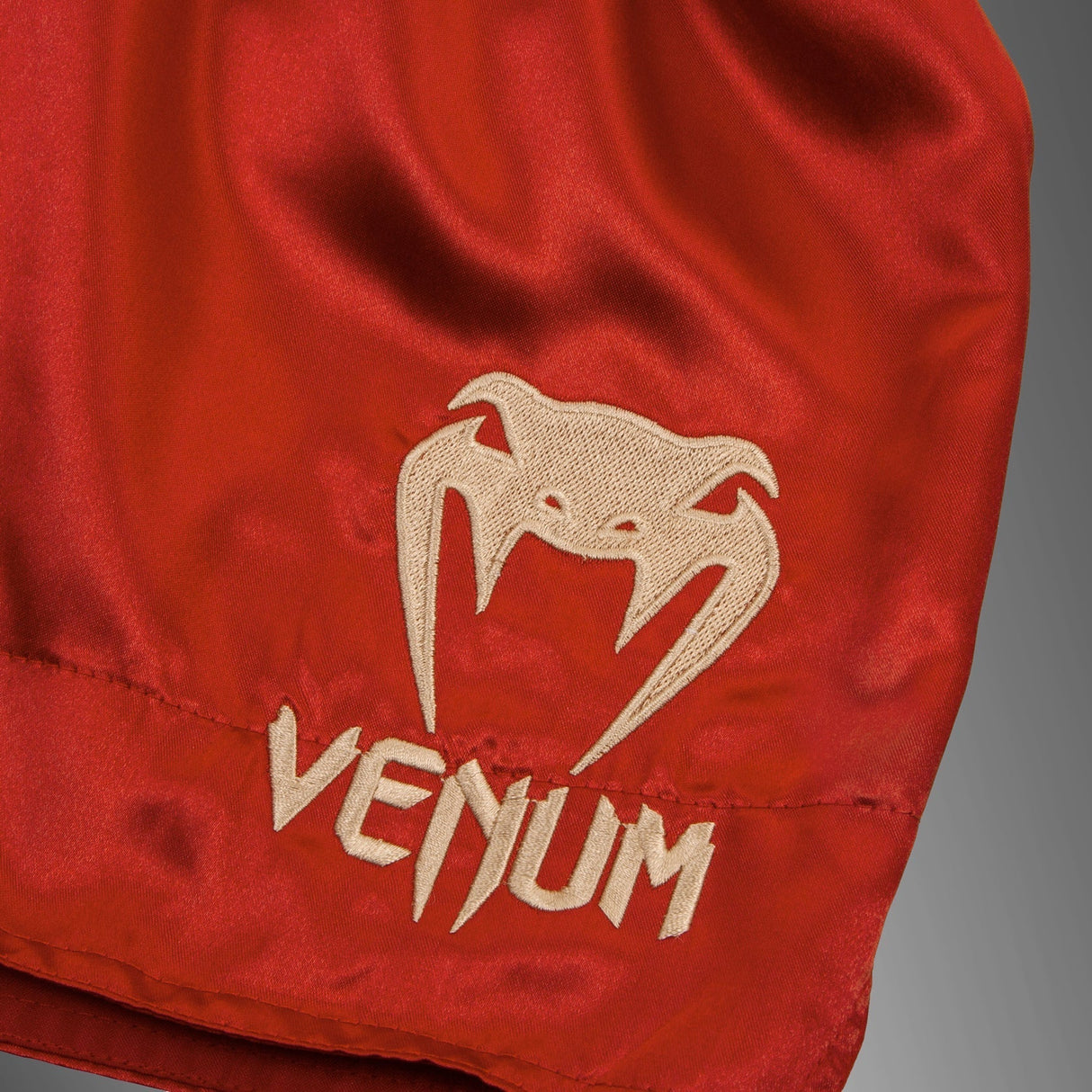 Venum Classic Muay Thai Short Bordeaux/gold - side