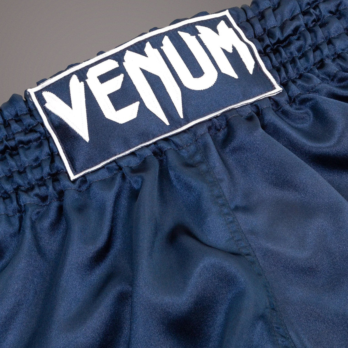 Venum Classic Muay Thai Short Navy blue/white - detail