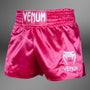 Venum Classic Muay Thai Short Pink/White