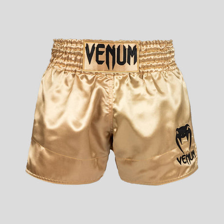 Venum Classic Muay Thai Shorts Gold/Black at Bytomic Trade and Wholesale