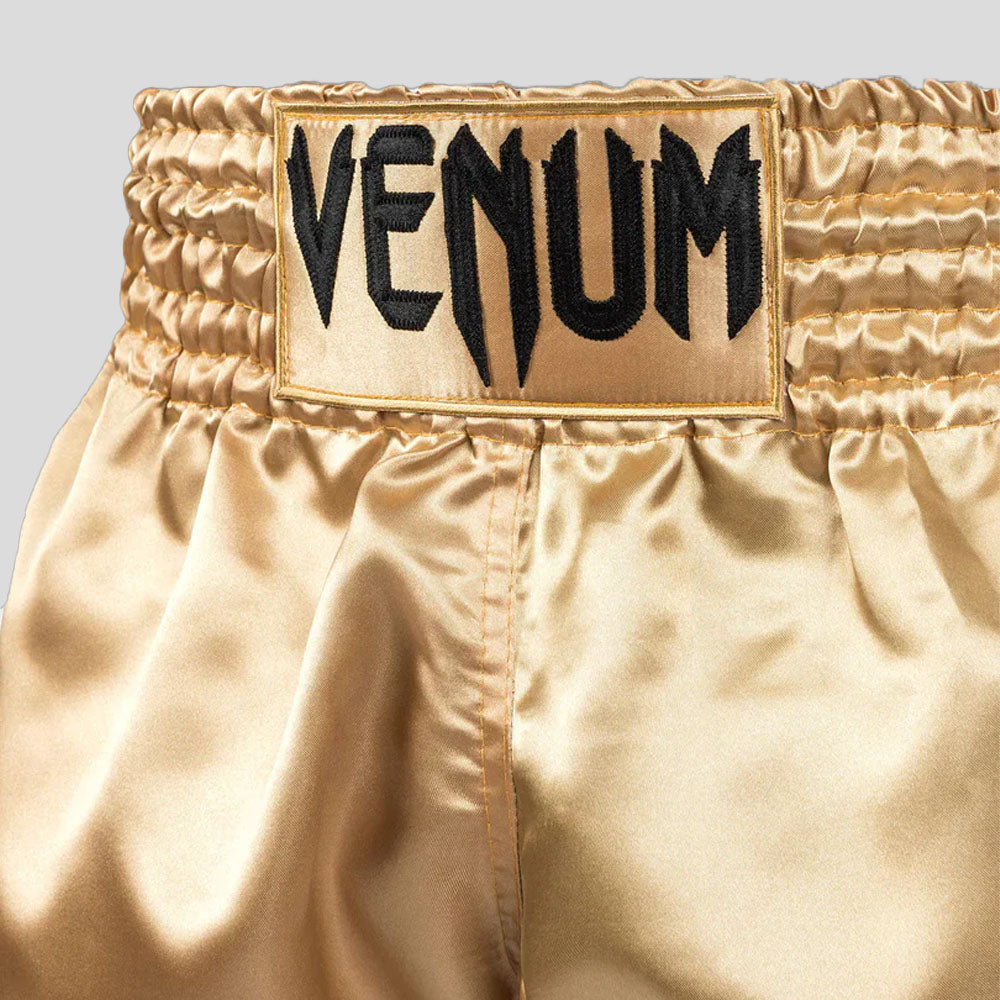 Venum Classic Muay Thai Shorts Gold/Black at Bytomic Trade and Wholesale